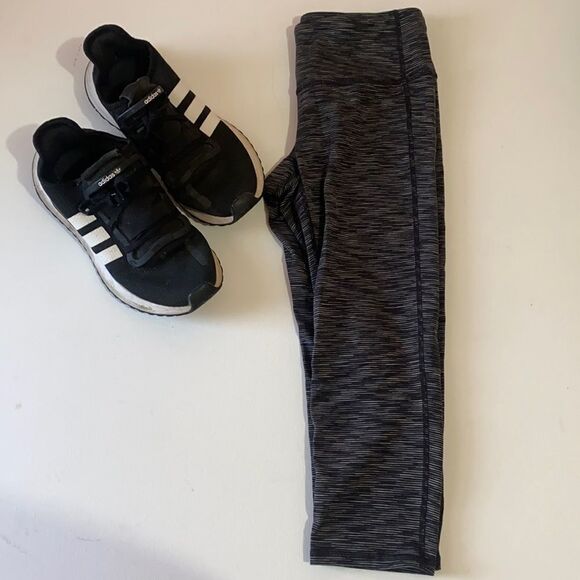 Athlete Striped Crop Workout Legging - Picture 1 of 4